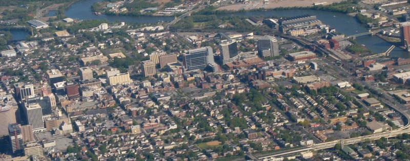 aerial view of wilmington, de
