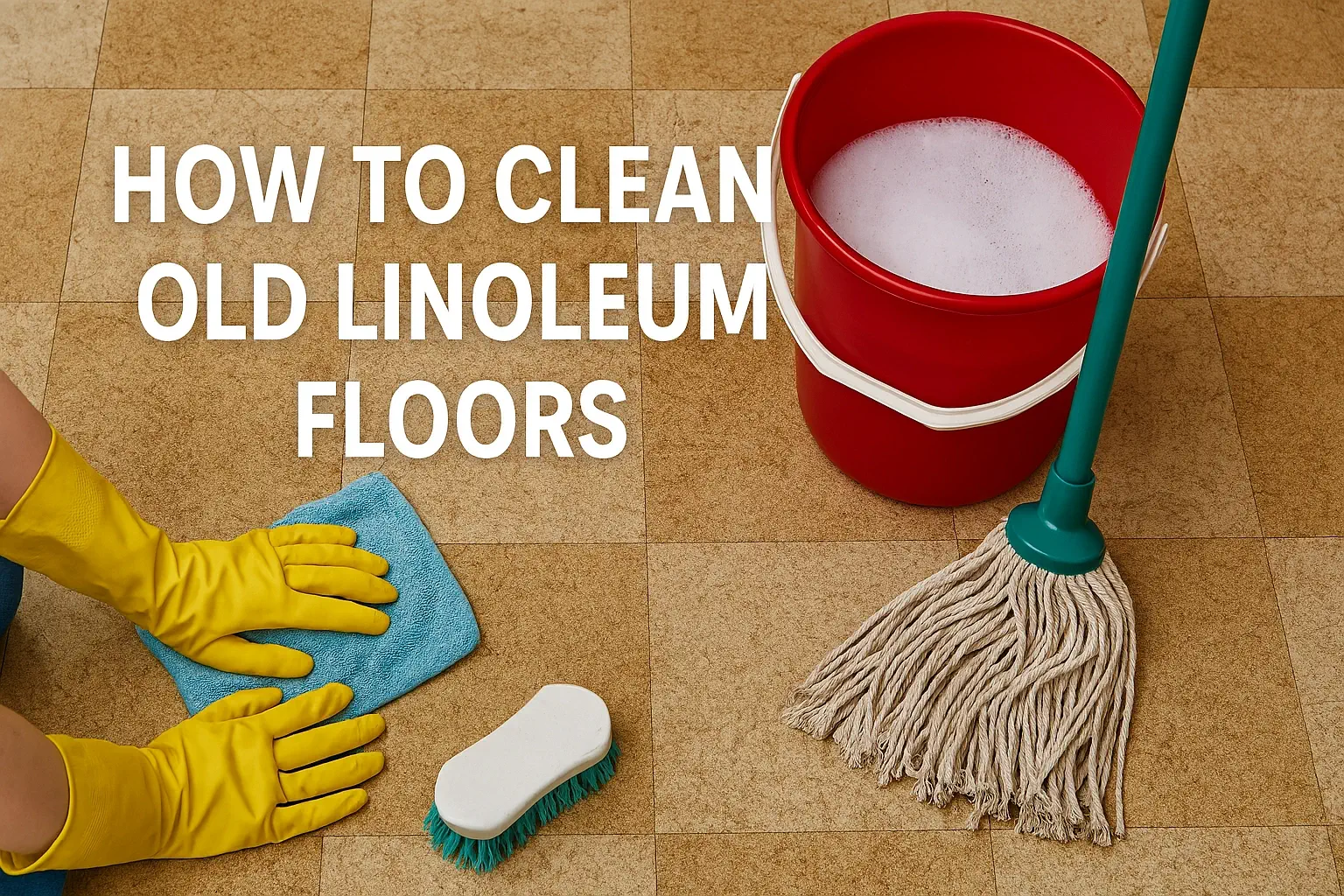 How to Clean Old Linoleum Floors