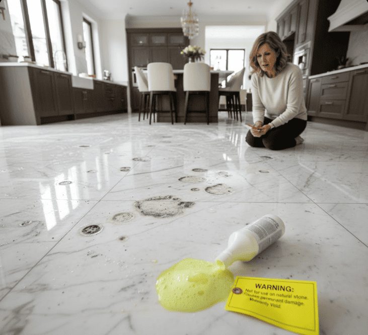 Using the Wrong Cleaning Products