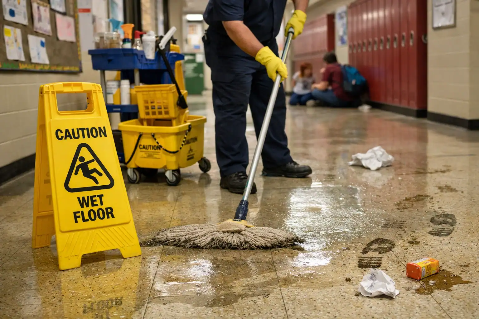 Floor Cleaning Challenges in Schools & Educational Building